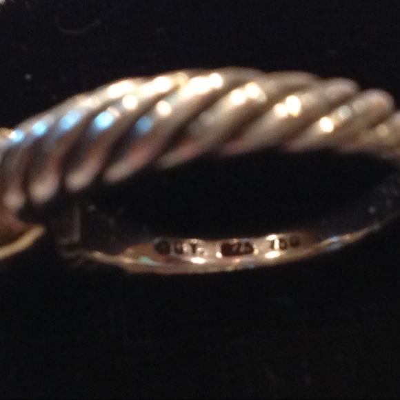 David Yurman Blue Topaz Ring - Picture 6 of 7